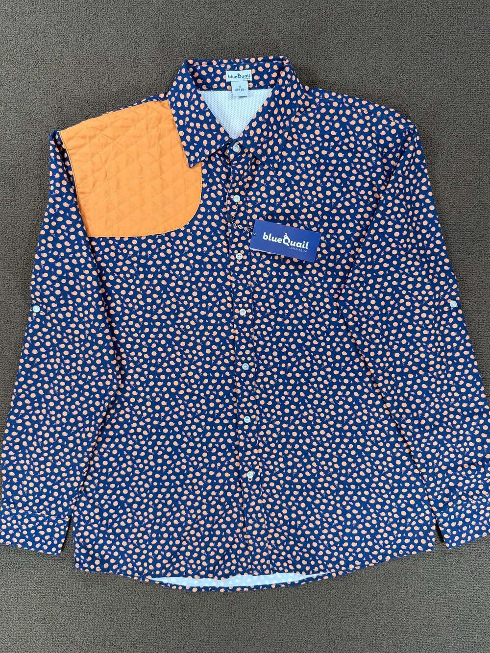 Blue Quail Clothing Co. Men's Yellow Rose Long Sleeve Shooting Shirt